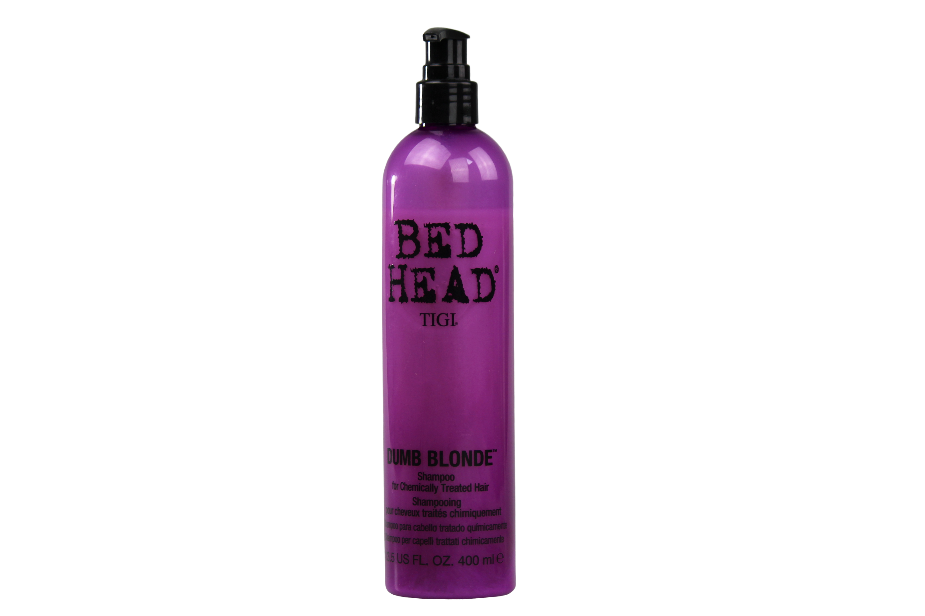 TIGI Bed Head Dumb Blonde Purple Toning Shampoo - wide 3